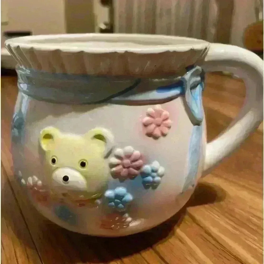 Vintage 1970s Teddy Bear Planter
